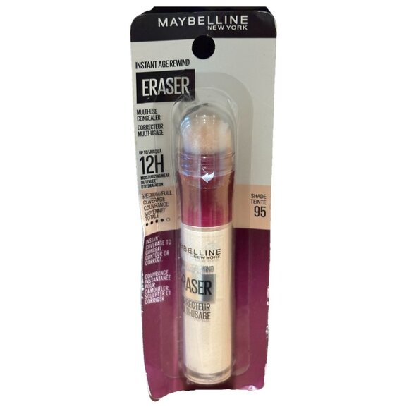 Shade 95 Maybelline Instant Age Rewind Eraser Dark Spot Concealer (DAMAGED BOX) - Picture 1 of 2